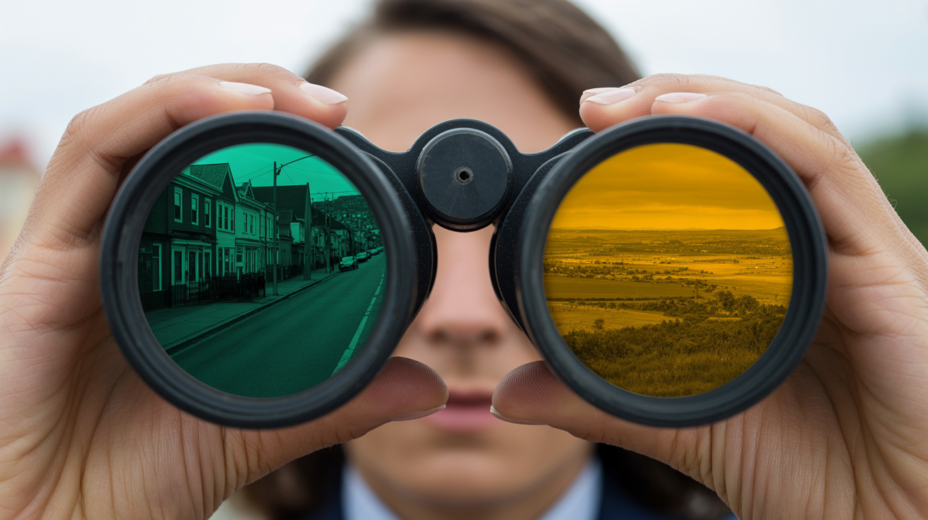local seo vs national seo illustration